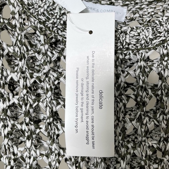 New York & Company Open Knit Blouse - Picture 3 of 6